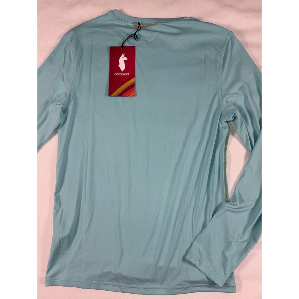 NWT Lot of 2 Cotopaxi Fino Long Sleeve Tech Mens S Small Sea Glass Blue Recycled - Picture 2 of 7